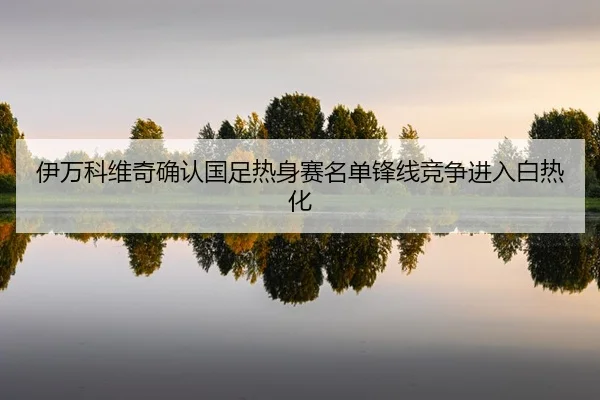 伊万科维奇确认国足热身赛名单锋线竞争进入白热化
